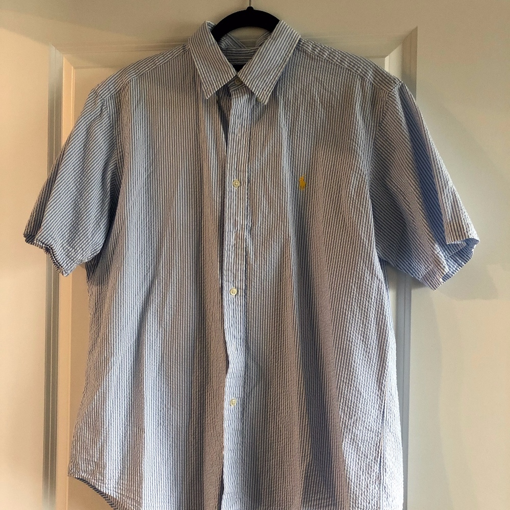 Polo Ralph Lauren Striped and Textured Button Down